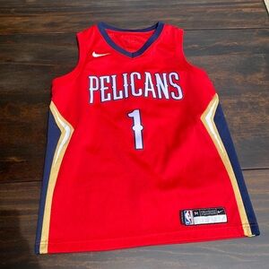 Zion Williamson NBA New Orleans Pelicans Red Nike Swingman Jersey Youth